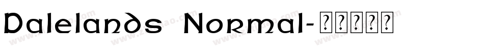 Dalelands Normal字体转换